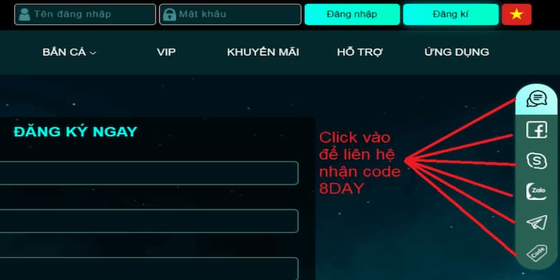Các thao tác đăng ký 8day thành viên nhanh chóng, đơn giản